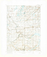 Elsie, Michigan 1918 (1918) USGS Old Topo Map Reprint 15x15 MI Quad 278099