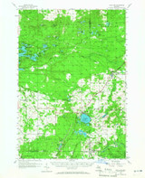 Fife Lake, Michigan 1956 (1965) USGS Old Topo Map Reprint 15x15 MI Quad 278119