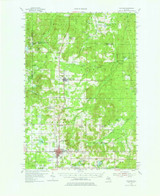 Gaylord, Michigan 1954 (1954) USGS Old Topo Map Reprint 15x15 MI Quad 278148