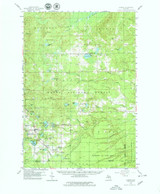 Glennie, Michigan 1959 (1979) USGS Old Topo Map Reprint 15x15 MI Quad 278152