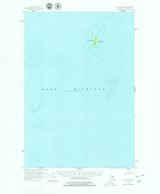 Gull Island, Michigan 1955 (1979) USGS Old Topo Map Reprint 15x15 MI Quad 278176