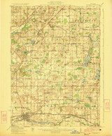Marshall, Michigan 1923 (1923) USGS Old Topo Map Reprint 15x15 MI Quad 278323
