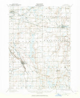 Mason, Michigan 1909 (1965) USGS Old Topo Map Reprint 15x15 MI Quad 278326