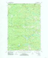 Ralph, Michigan 1955 (1985) USGS Old Topo Map Reprint 15x15 MI Quad 278431