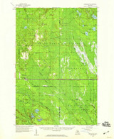 Shingleton, Michigan 1958 (1959) USGS Old Topo Map Reprint 15x15 MI Quad 278498