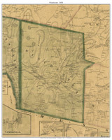 Winchester, New Hampshire 1858 Old Town Map Custom Print - Cheshire Co. - Original Magnetic North Edition