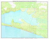 Choctawhatchee Bay from Villa Tasso to Point Washington 1970 - Custom USGS Old Topo Map - Florida