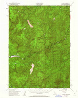 Gasquet, California 1951 (1962) USGS Old Topo Map Reprint 15x15 OR Quad 297539