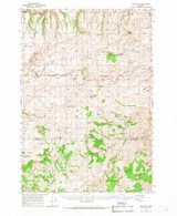Antelope, Oregon 1966 (1968) USGS Old Topo Map Reprint 15x15 OR Quad 282228