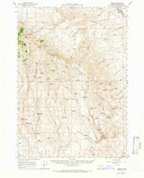 Brogan, Oregon 1964 (1966) USGS Old Topo Map Reprint 15x15 OR Quad 282277