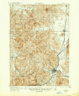Cottage Grove, Oregon 1921 (1947) USGS Old Topo Map Reprint 15x15 OR Quad 282374