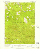 Culp Creek, Oregon 1955 (1957) USGS Old Topo Map Reprint 15x15 OR Quad 282400