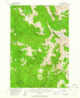 Eagle Cap, Oregon 1954 (1961) USGS Old Topo Map Reprint 15x15 OR Quad 282440