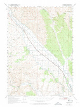 Jamieson, Oregon 1950 (1974) USGS Old Topo Map Reprint 15x15 OR Quad 282611
