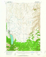 Joseph, Oregon 1957 (1963) USGS Old Topo Map Reprint 15x15 OR Quad 282619