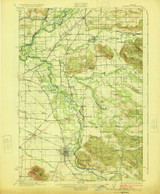 Lebanon, Oregon 1924 () USGS Old Topo Map Reprint 15x15 OR Quad 282651