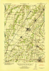 Mount Angel, Oregon 1940 (1940) USGS Old Topo Map Reprint 15x15 OR Quad 282738