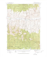 Mount Vernon, Oregon 1940 (1959) USGS Old Topo Map Reprint 15x15 OR Quad 463296