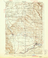 Stayton, Oregon 1925 (1944) USGS Old Topo Map Reprint 15x15 OR Quad 282911