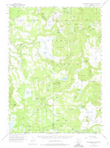 Strawberry Butte, Oregon 1960 (1975) USGS Old Topo Map Reprint 15x15 OR Quad 282915