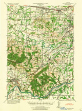 Tualatin, Oregon 1940 (1940) USGS Old Topo Map Reprint 15x15 OR Quad 282984