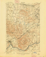 Tualatin, Oregon 1916 (1948) USGS Old Topo Map Reprint 15x15 OR Quad 282986
