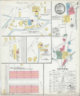 Braintree Massachusetts 1901 - Fire Insurance Index - Old Map Reprint