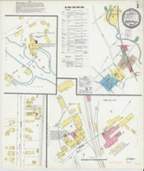 Bridgewater Massachusetts 1901 - Fire Insurance Index - Old Map Reprint