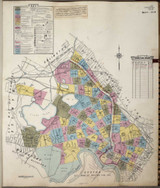 Cambridge Massachusetts 1950 V2 - Fire Insurance Index - Old Map Reprint