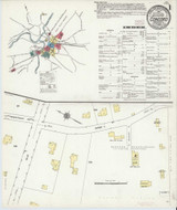 Concord Massachusetts 1909 - Fire Insurance Index - Old Map Reprint