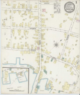 Edgartown Massachusetts 1887 - Fire Insurance Index - Old Map Reprint