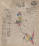 Grafton Massachusetts 1922 - Fire Insurance Index - Old Map Reprint