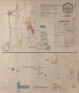 Groton Massachusetts 1921 - Fire Insurance Index - Old Map Reprint