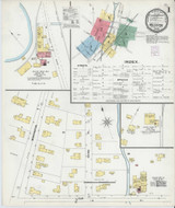 Holliston Massachusetts 1901 - Fire Insurance Index - Old Map Reprint
