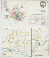 Hudson Massachusetts 1894 - Fire Insurance Index - Old Map Reprint