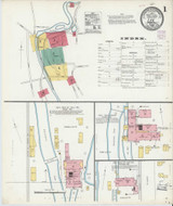 Lee Massachusetts 1905 - Fire Insurance Index - Old Map Reprint