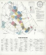 Lexington Massachusetts 1935 - Fire Insurance Index - Old Map Reprint