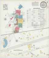 Mansfield Massachusetts 1903 - Fire Insurance Index - Old Map Reprint