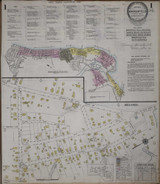Marshfield Massachusetts 1950 - Fire Insurance Index - Old Map Reprint
