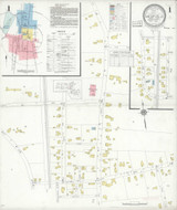 Medfield Massachusetts 1933 - Fire Insurance Index - Old Map Reprint