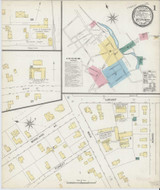Merrimac Massachusetts 1892 - Fire Insurance Index - Old Map Reprint