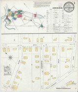 North Andover Massachusetts 1909 - Fire Insurance Index - Old Map Reprint