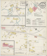 Sandwich Massachusetts 1915 - Fire Insurance Index - Old Map Reprint