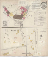Upton Massachusetts 1945 - Fire Insurance Index - Old Map Reprint