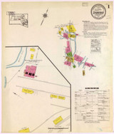Uxbridge Massachusetts 1917 - Fire Insurance Index - Old Map Reprint