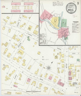 Warren Massachusetts 1896 - Fire Insurance Index - Old Map Reprint