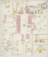 Abbeville South Carolina 1894 - Fire Insurance Index - Old Map Reprint