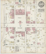 Anderson South Carolina 1884 - Fire Insurance Index - Old Map Reprint