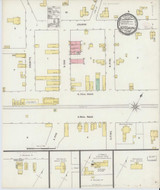 Batesburg South Carolina 1895 - Fire Insurance Index - Old Map Reprint