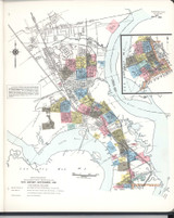 Charleston South Carolina 1955 V2 - Fire Insurance Index - Old Map Reprint